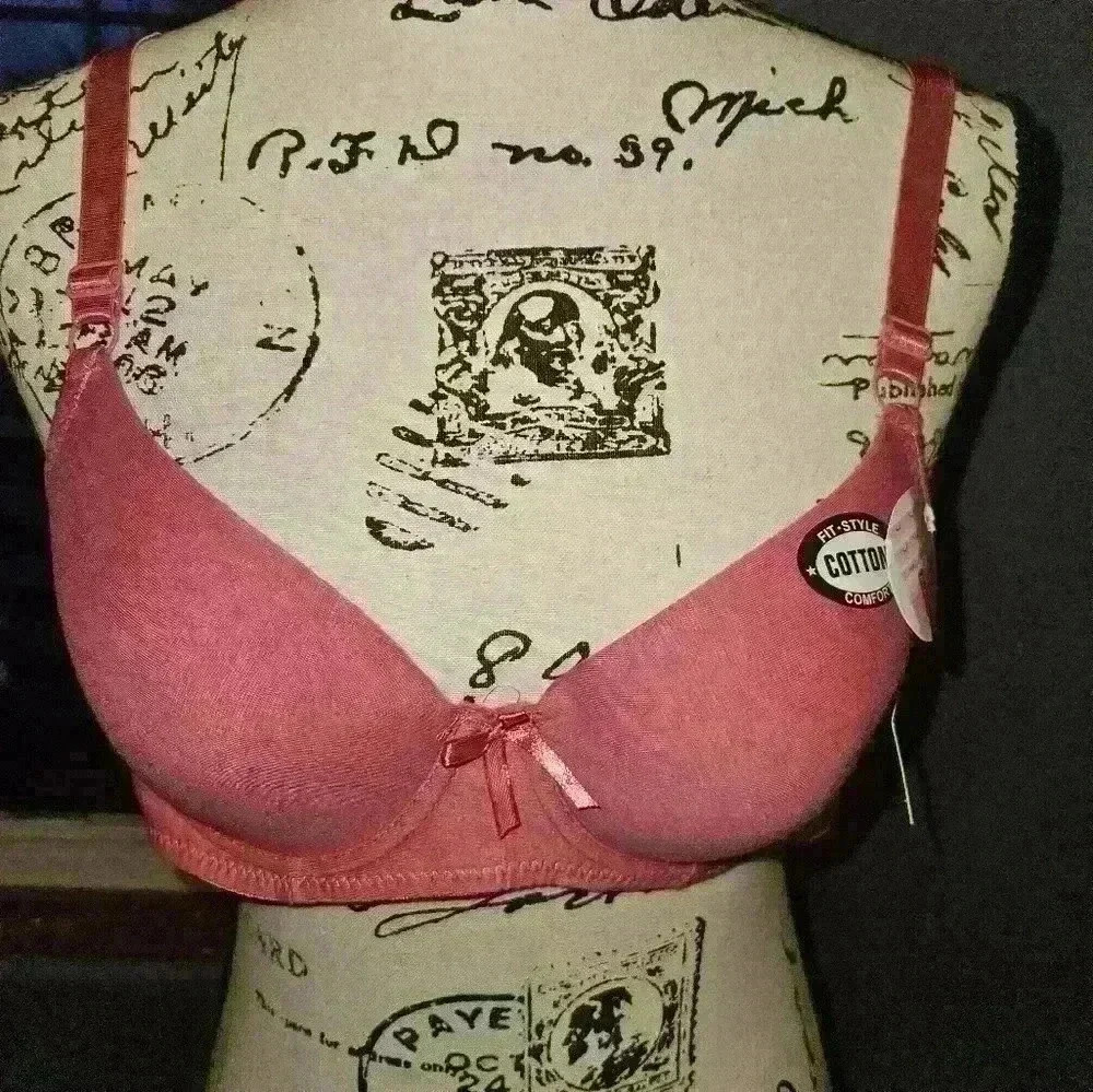 Mamia Womans Full Support Pink Bra Size 36C